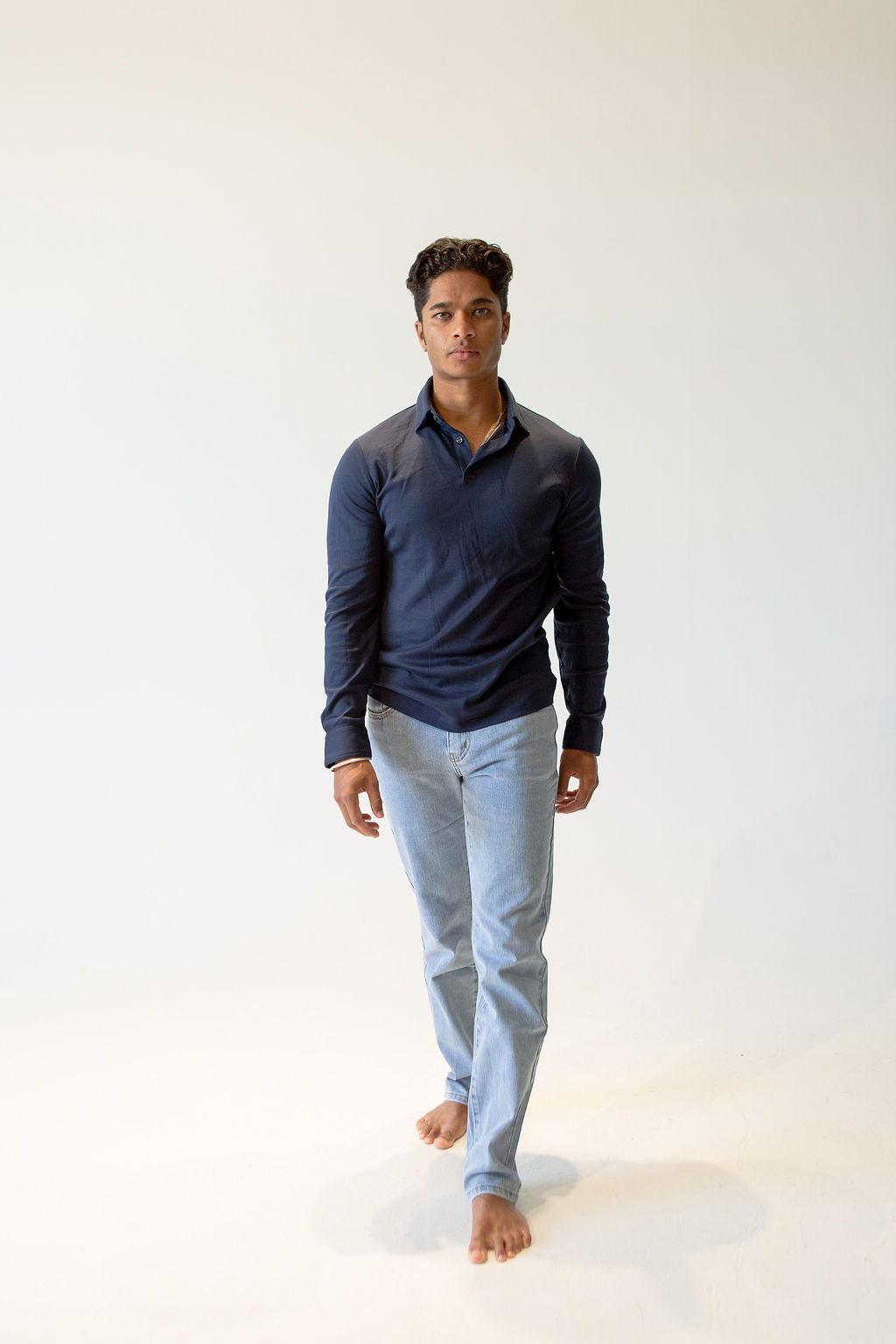 Men’s Straight/Slim Fit Stretch Jeans – Soft Cotton Comfort, Everyday & Evening Wear