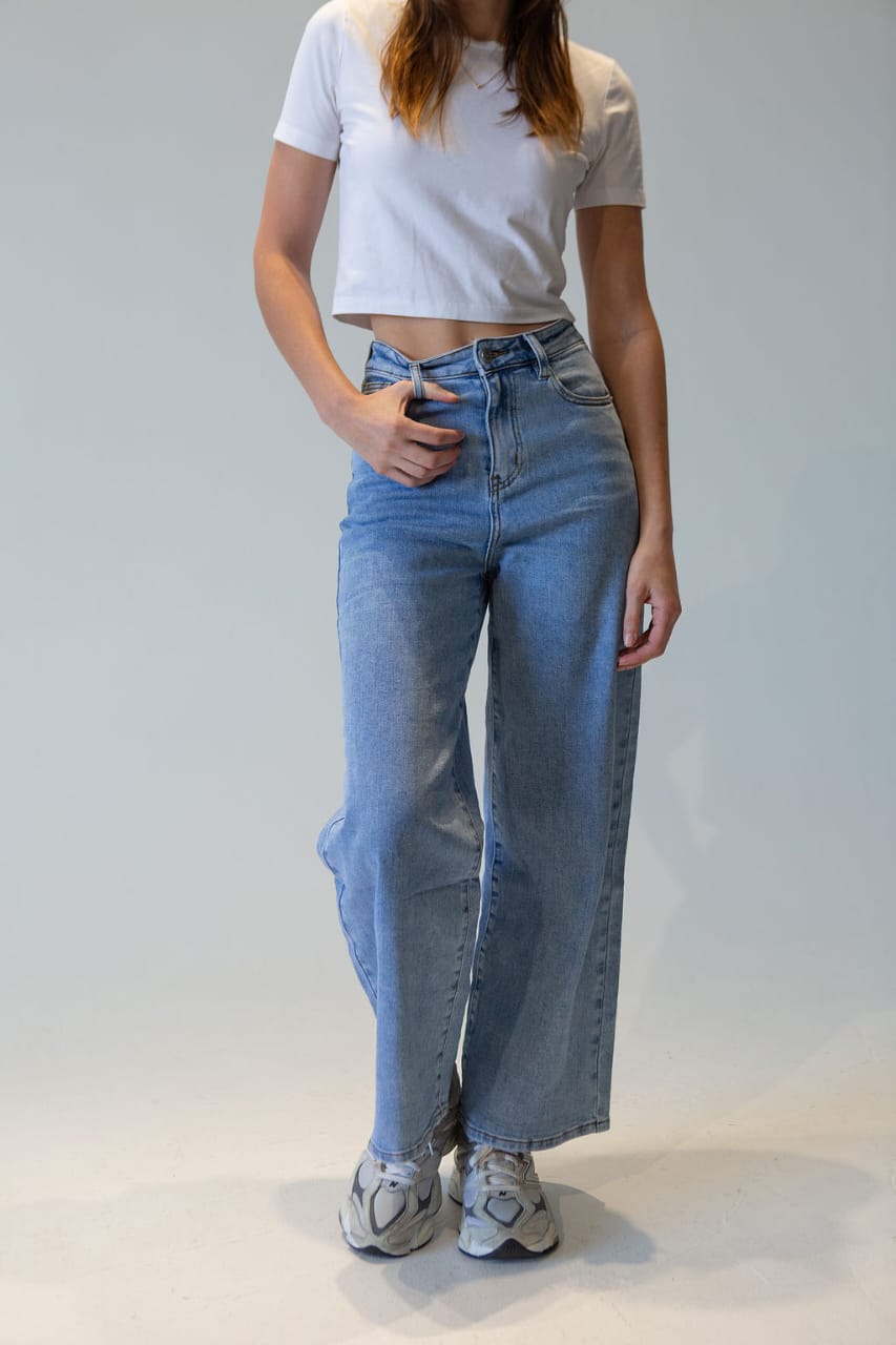 Women’s Wide Leg Stretch Jeans – Relaxed Fit, Premium Cotton Comfort, Effortless Style