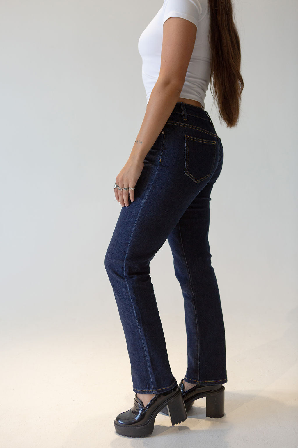 Women’s Straight/Slim Fit Stretch Jeans – Soft Cotton Comfort, Everyday & Evening Style