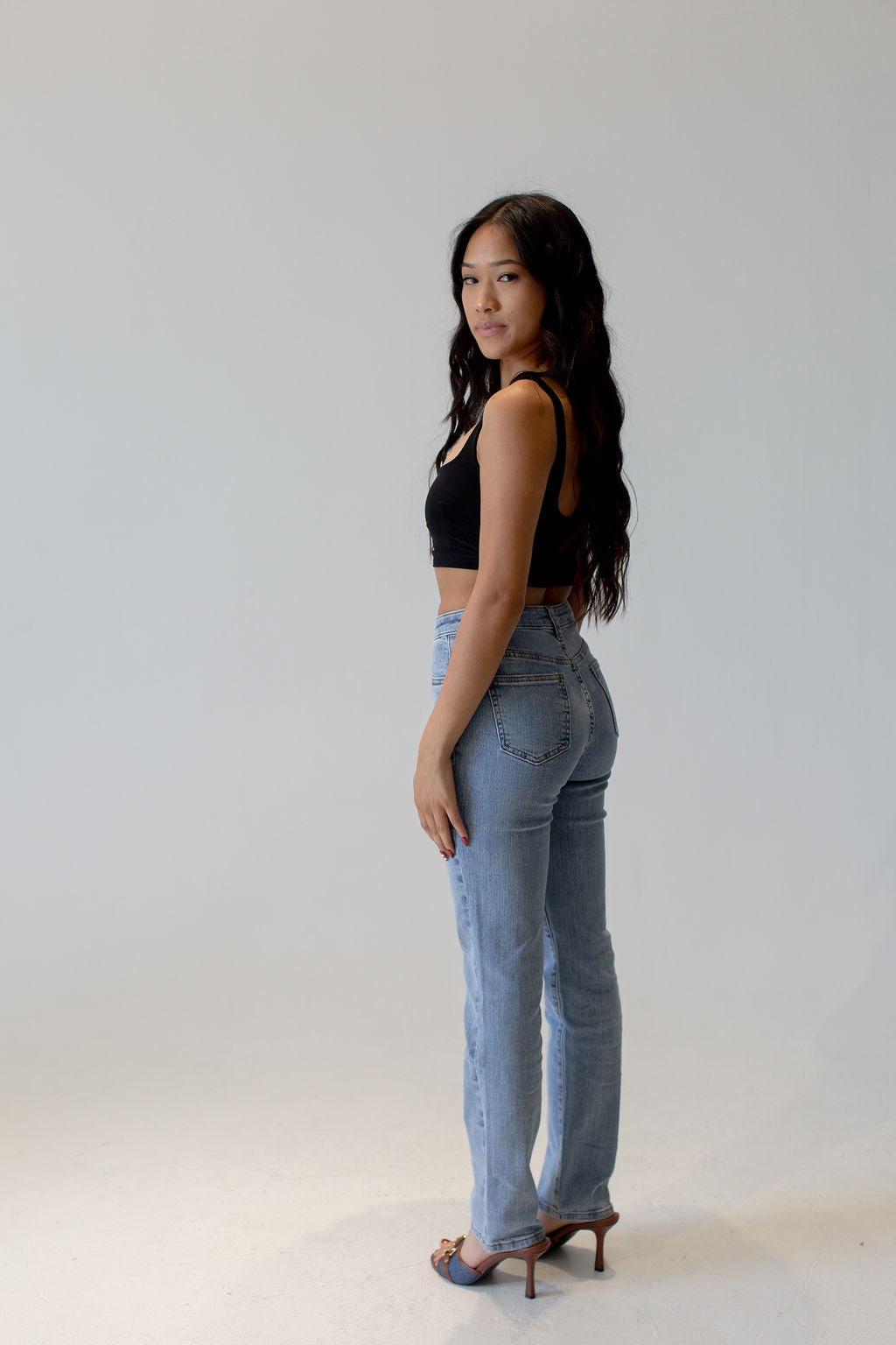 Women’s Straight/Slim Fit Stretch Jeans – Soft Cotton Comfort, Everyday & Evening Style