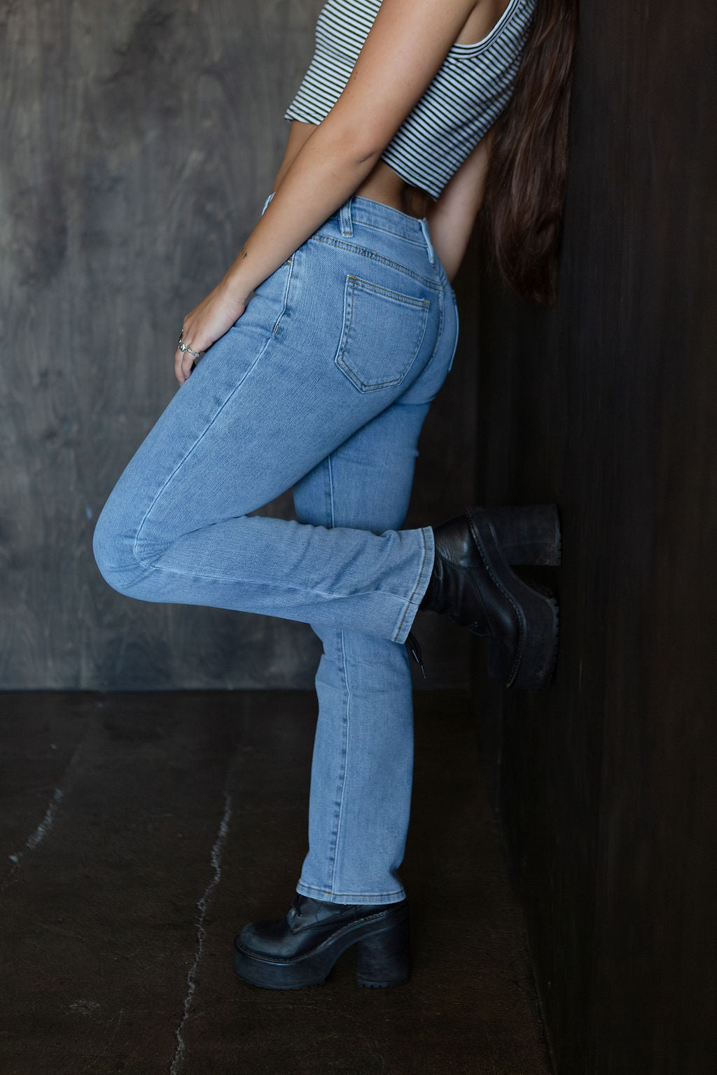 Women’s Straight/Slim Fit Stretch Jeans – Soft Cotton Comfort, Everyday & Evening Style