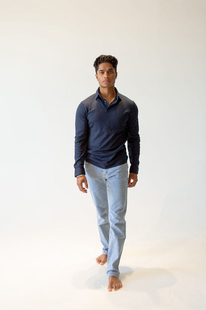 Men’s Straight/Slim Fit Stretch Jeans – Soft Cotton Comfort, Everyday & Evening Wear