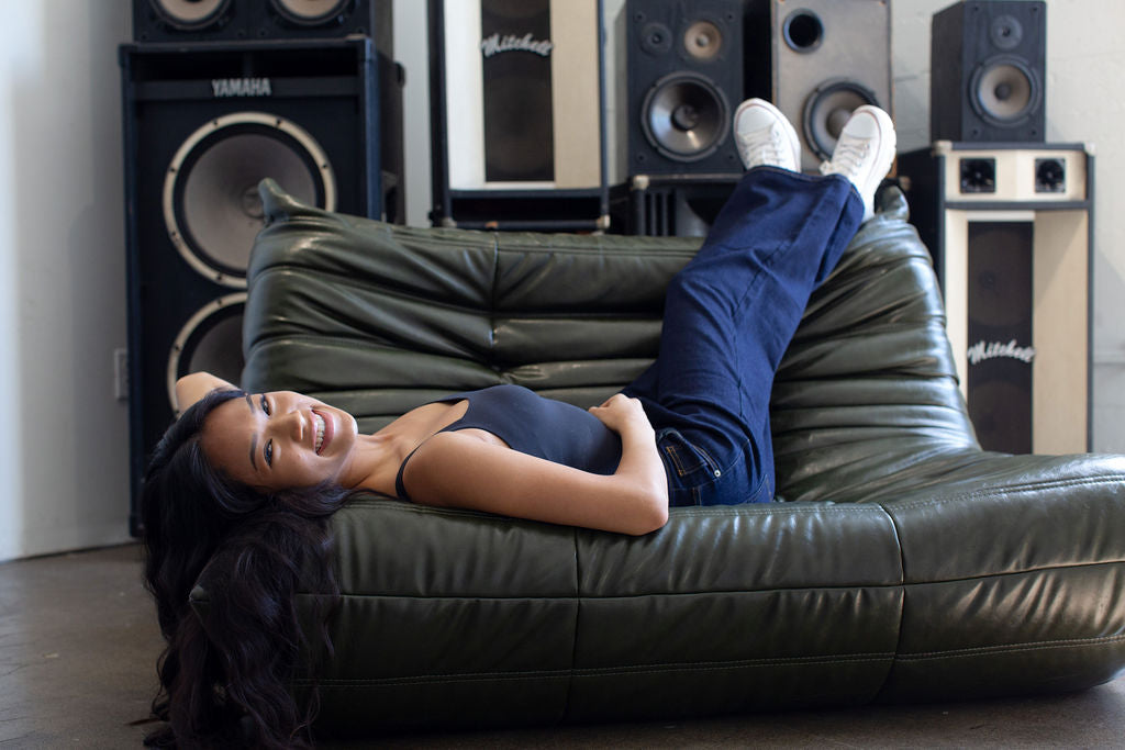 Women’s Wide Leg Stretch Jeans – Relaxed Fit, Premium Cotton Comfort, Effortless Style