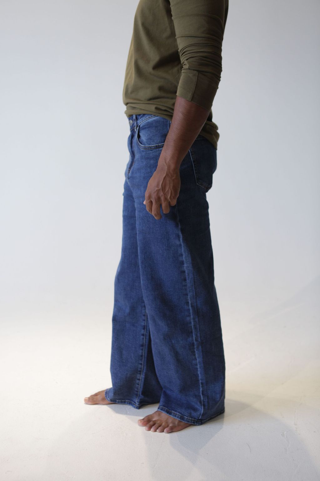 Wide Leg Stretch Jeans – Modern Fit, Premium Cotton Comfort, Relaxed Everyday Style