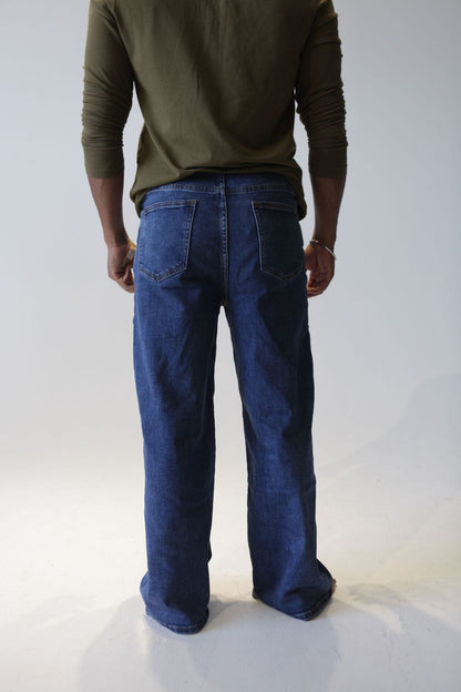 Wide Leg Stretch Jeans – Modern Fit, Premium Cotton Comfort, Relaxed Everyday Style