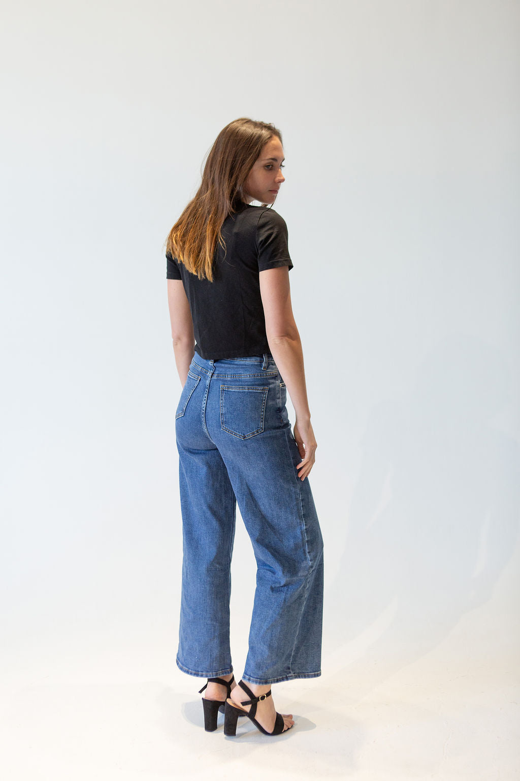 High Waisted Wide Leg Jeans for Women