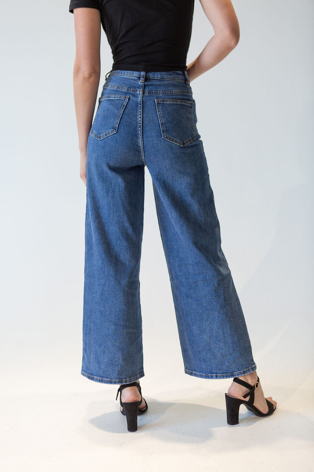 High Waisted Wide Leg Jeans for Women