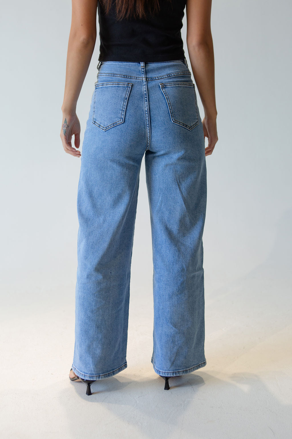 High Waisted Wide Leg Jeans for Women