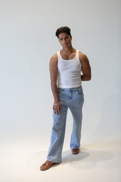 Wide Leg Stretch Jeans – Modern Fit, Premium Cotton Comfort, Relaxed Everyday Style